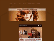Tablet Screenshot of katjas-zweithaarstudio.de